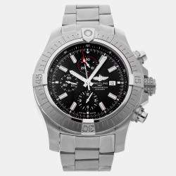 Pre Owned ساعة بريتلينغ سوبر أفنجر كرونوغراف A13375101B1A1 معاد استخدامها