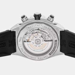 Pre Owned Pre-Owned Breitling Super Chronomat B01 AB0136251B1S1 Black Automatic Stainless Steel Men's Wristwatch 44 MM