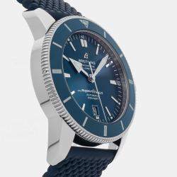 Pre Owned Pre-Owned Breitling Superocean Heritage B20 AB2020161C1S1 Blue Automatic Stainless Steel Men's Wristwatch 46 MM