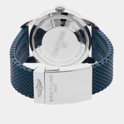 Pre Owned Pre-Owned Breitling Superocean Heritage B20 AB2020161C1S1 Blue Automatic Stainless Steel Men's Wristwatch 46 MM
