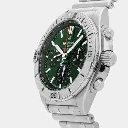 Pre Owned ساعة يد رجالية بريتلينغ كرونومات B01 بنتلي AB01343A1L1A1 أوتوماتيكية 42 مم تم التملك مسبقًا