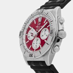 مملوكة مسبقًا ساعة بريتلينغ كرونومات B01 اتحاد كرة القدم الأميركي أريزونا كاردينالز AB01342B1K6S1 مستعملة