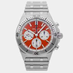 مملوكة مسبقًا Pre-Owned Breitling Chronomat B01 NFL Denver Broncos AB01342B1O2A1