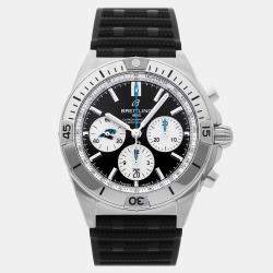 Pre Owned Pre-Owned Breitling Chronomat B01 NFL Carolina Panthers AB01342B1B5S1 Automatic 42 mm