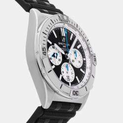 Pre Owned Pre-Owned Breitling Chronomat B01 NFL Carolina Panthers AB01342B1B5S1 Automatic 42 mm