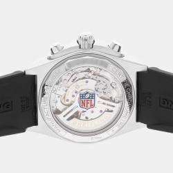 Pre Owned Pre-Owned Breitling Chronomat B01 NFL Carolina Panthers AB01342B1B5S1 Automatic 42 mm