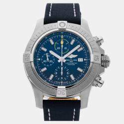 Pre Owned Pre-Owned Breitling Avenger Chronograph A13317101C1X1 Blue Automatic Stainless Steel Men's Wristwatch 45 MM