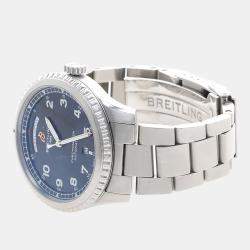 مملوكة مسبقًا ساعة يد رجالية بريتلينغ أفياتور 8 A45330 أوتوماتيكية ستانلس ستيل 41 مم