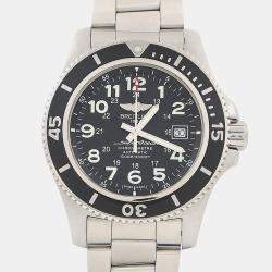 Pre Owned ساعة يد رجالي بريتلينغ سوبر أوشن A17392 أوتوماتيكية ستانلس ستيل 44 مم