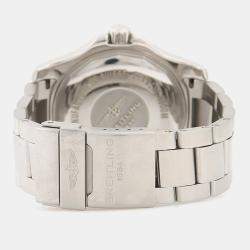 مملوكة مسبقًا ساعة يد رجالي بريتلينغ سوبر أوشن A17392 أوتوماتيكية ستانلس ستيل 44 مم