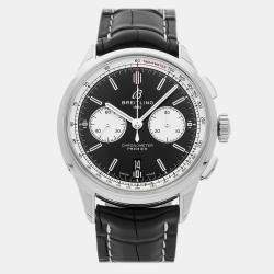 Pre Owned ساعة يد بريتلينغ بريمير B01 كرونوجراف AB0118371B1P2 أوتوماتيكية 42 مم مستعملة