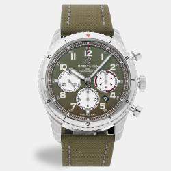 Pre Owned ساعة بريتلينغ أفياتور 8 B01 كرونوغراف كيرتس وارهوك AB01192A1L1X2 مستعملة