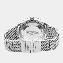 Pre Owned ساعة يد رجالية بريتلينغ سوبر أوشن هيريتاج B20 AB2030161C1A1 زرقاء أوتوماتيك ستانلس ستيل 44 مم