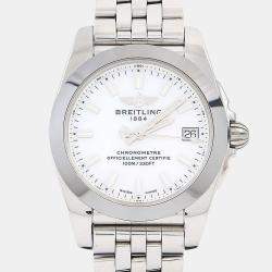 مملوكة مسبقًا ساعة يد رجالية بريتلينغ غالاكتيك W74330 كوارتز ستانلس ستيل 36 مم