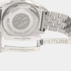 مملوكة مسبقًا ساعة يد رجالية بريتلينغ غالاكتيك W74330 كوارتز ستانلس ستيل 36 مم