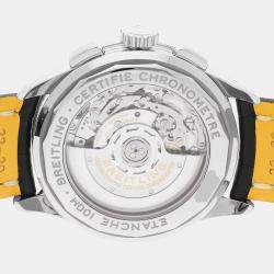 Pre Owned Pre-Owned Breitling Premier B01 Chronograph AB0118371B1P1 Black Automatic Stainless Steel Men's Wristwatch 42 MM