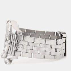 Pre Owned Breitling Chronomat Chronograph AB0110 Automatic Black Stainless Steel Men's Wristwatch 44mm