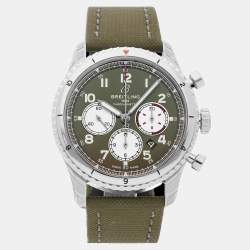 Pre Owned Pre-Owned Breitling Aviator 8 B01 Chronograph Curtiss Warhawk Edition AB01192A1L1X2