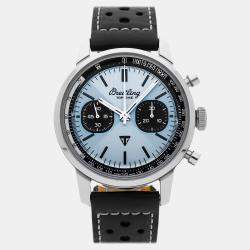Pre Owned Pre-Owned Breitling Top Time B01 Triumph AB01764A1C1X1 Blue Automatic Stainless Steel Men's Wristwatch 41 MM
