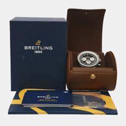 Pre Owned Breitling Navitimer AB0127211C1A1 Black Stainless Steel Automatic Men's Watches 46 mm