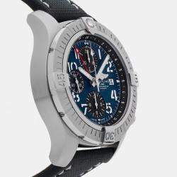 Pre Owned Breitling Avenger A24315101C1X2 Blue Stainless Steel Automatic Men's Watches 45mm