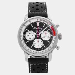 مملوكة مسبقًا Breitling Top Time B01 Deus AB01765A1B1X1 Black Stainless Steel Automatic Men's Wristwatch 41mm