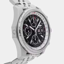 Pre Owned Breitling Bentley GT Racing  A1336313/B960 Black Stainless Steel Automatic Men's Wristwatch 44mm