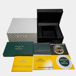Pre Owned Breitling Bentley GT Racing  A1336313/B960 Black Stainless Steel Automatic Men's Wristwatch 44mm