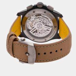 مملوكة مسبقًا Breitling Avenger B01 SB0146101B1X1 Black Ceramic Automatic Men's Watches 42mm
