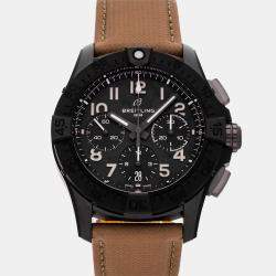 مملوكة مسبقًا Breitling Avenger B01 SB0146101B1X1 Black Ceramic Automatic Men's Watches 42mm