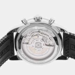 Pre Owned Breitling Superocean Heritage AB0162121G1S1 Silver Stainless Steel Automatic Men's Wristwatch 44mm