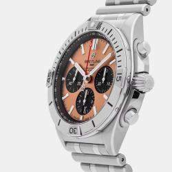 Pre Owned Breitling Chronomat AB0134101K1A1 Copper Stainless Steel Automatic Men's Wristwatch 42mm