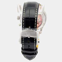 Pre Owned Breitling Navitimer 1 B01 AB0138211B1P1 Black Stainless Steel Automatic Men's Wristwatch 43mm