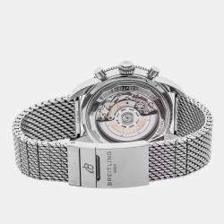 مملوكة مسبقًا Breitling Superocean Heritage B01 AB0162121G1A1 Silver Stainless Steel Automatic Men's Watches 44mm