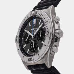 مملوكة مسبقًا Breitling Chronomat B01 EB0134101M1S1 Grey Stainless Steel Automatic Chronograph Men's Watches 42mm
