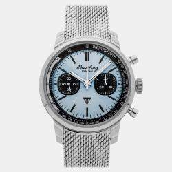 Pre Owned Breitling Top Time AB01764A1C1A1 Blue Stainless Steel Automatic Men's Watches 41mm