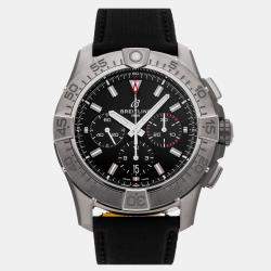 Pre Owned Breitling Avenger EB0148101B1X1 Black Titanium Automatic Men's Watches 46mm