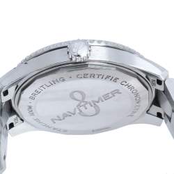 Breitling Blue Stainless Steel Navitimer 8 A71314 Men's Wristwatch 41 mm