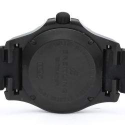 Breitling Black Ultralight Polymer Colt Skyracer Quartz X74320 Men's Wristwatch 45 MM