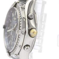 Pre Owned Breitling Blue Stainless Steel Shadow Flyback Chronograph A35312 Men's Wristwatch 42 MM