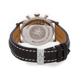 Pre Owned Breitling Black Stainless Steel Transocean Unitime Chronograph AB0510U4/BB62 Men's Wristwatch 46 MM