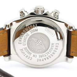 Pre Owned Breitling Gray Stainless Steel Avenger Chronograph Automatic A13380 Men's Wristwatch 44 MM