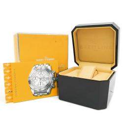 Breitling MOP Stainless Steel Chrono Cockpit Automatic A13357 Men's Wristwatch 39 MM
