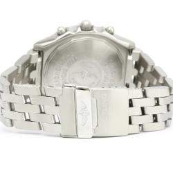 Pre Owned Breitling Blue Stainless Steel Chronomat Automatic A13350 Men's Wristwatch 40 MM