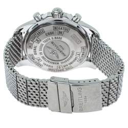 Pre Owned Breitling Grey Stainless Steel Chronospace A78365 Men's Wristwatch 48 mm