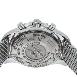 Pre Owned Breitling Grey Stainless Steel Chronospace A78365 Men's Wristwatch 48 mm