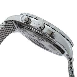 Pre Owned Breitling Grey Stainless Steel Chronospace A78365 Men's Wristwatch 48 mm