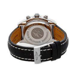 Pre Owned Breitling White Diamonds Stainless Steel Chronomat AB0140AF/A744 Men's Wristwatch 41 MM