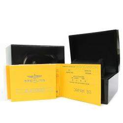 Pre Owned Breitling Black Stainless Steel Blackbird Automatic A44359 Men's Wristwatch 44 MM