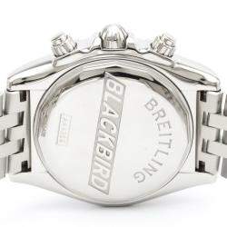 Pre Owned Breitling Black Stainless Steel Blackbird Automatic A44359 Men's Wristwatch 44 MM